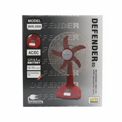 Rechargeable Table Fan