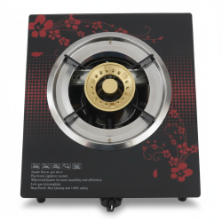 Glass Single Open 100mm Piton Burner China-3D