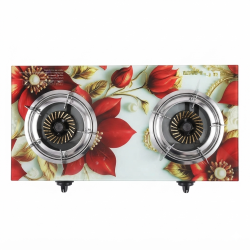 Glass Double Open 100mm Burner China-2D